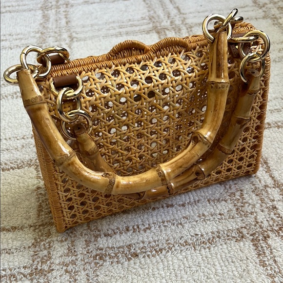 SERPUI MARIE wicker Valentina Bag - Picture 1 of 2